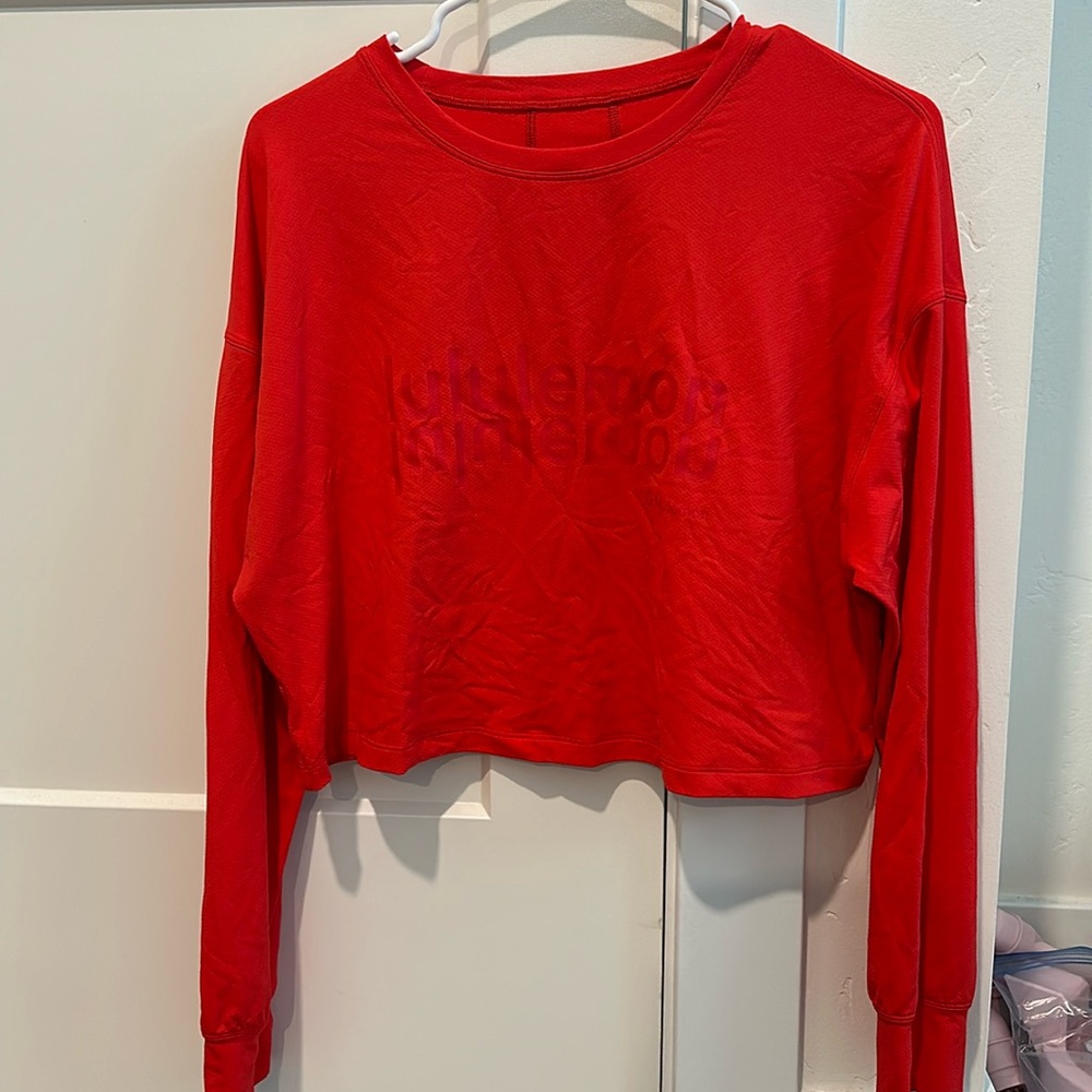 lululemon long sleeve work out top